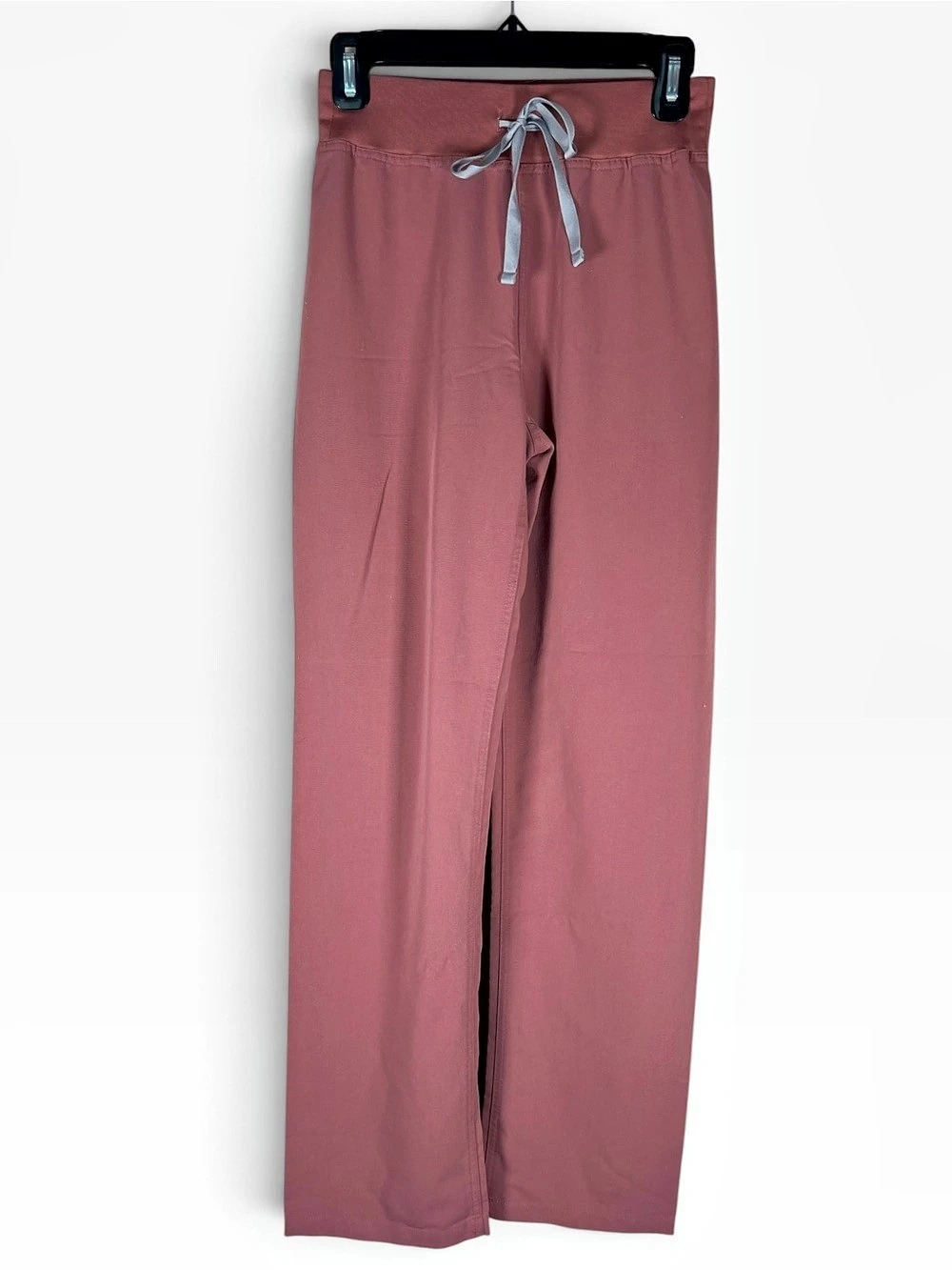 FIGS Womens HW Livingston Scrub Pants Mauve Size S High Waist Straight Leg